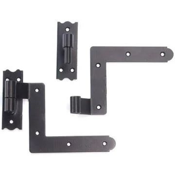 Restorers 1 1/4 inch Offset Shutter Hinge, Black, Window Shutter