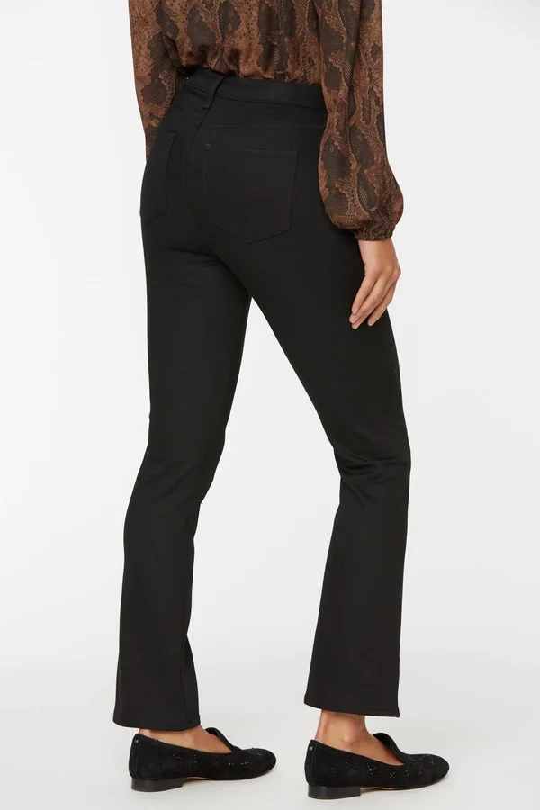Nydj Women's Slim Bootcut Ankle Jeans in Black Rinse, Regular, Size: 00, Denim
