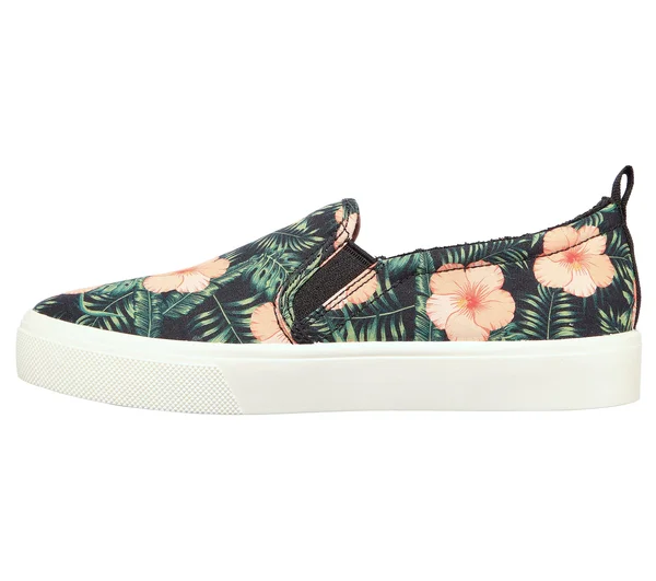 Skechers Poppy - Tropic&Gal Black - Size 7.0