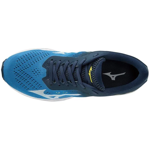 Mizuno - Men's Wave Shadow 3 Running Shoe, Campanula-White, Size 9