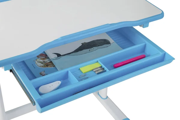Mount-It! Kids Desk and Chair Set, Blue, Size: 29.2 x 22.8 x 10 inch