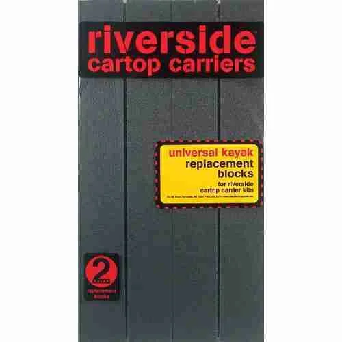 Riverside 18x22 Universal Kayak Replacement Blocks/Pair, 17.875" x 4.125" x 4.875"