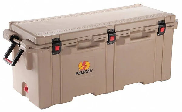 Pelican 250QT-2-TAN Marine Chest Cooler, hard Sided, 250.0 qt.