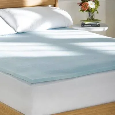 1x22 Gel Memory Foam Mattress Topper Alwyn Home Bed Size: King