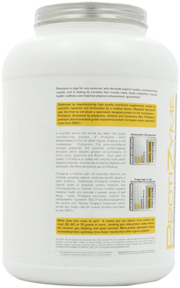 Metabolic Nutrition Protizyme 5 lbs - Peanut Butter Cookie