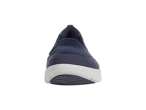 Clarks Women's Cloudsteppers Adella Blush Shoes - Navy Textile
