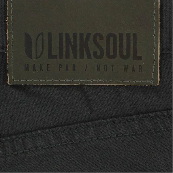 Linksoul Cotton Bamboo Blend 5-Pocket 33W x 32L - Charcoal