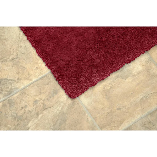 Garland Rug Room Size Bathroom Carpet - 5-Feet by 8-Feet, Burgundy