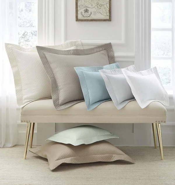 Sferra Bari Continental Sham 26x26 Aquamarine - Aquamarine