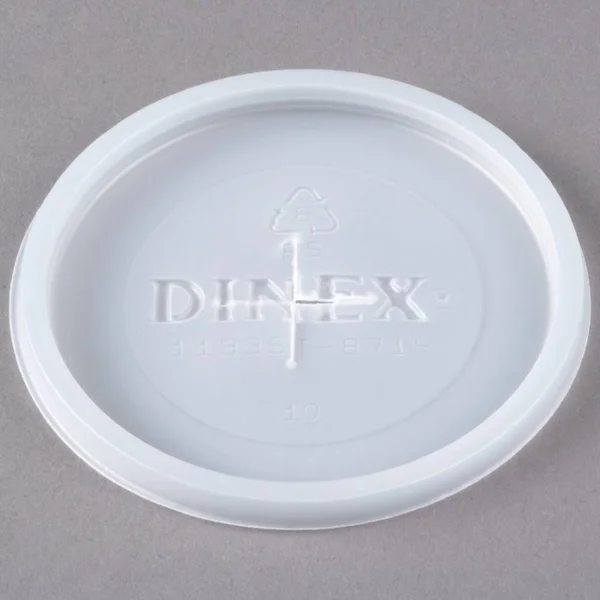 Dinex DX1193ST8714 Lid with Straw Slot for 5 oz. Tumblers - 1000, CS