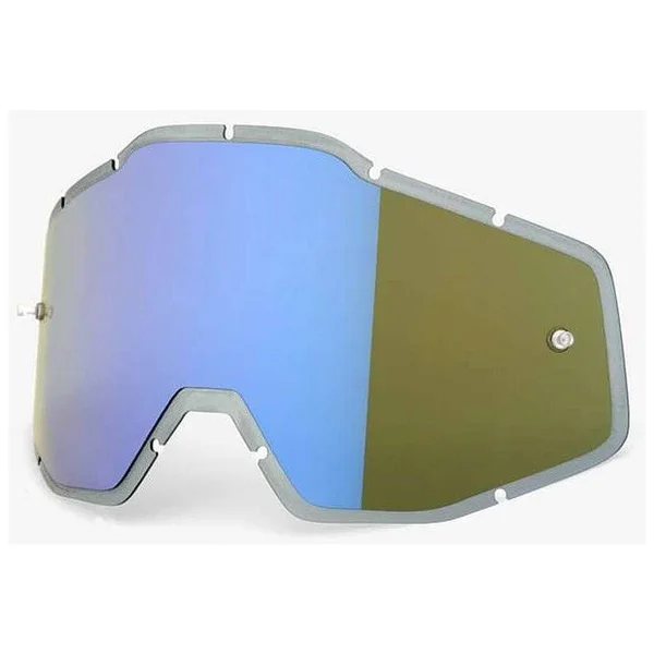 100% Accuri/Racecraft/Strata Replacement Lens - Gold Mirror