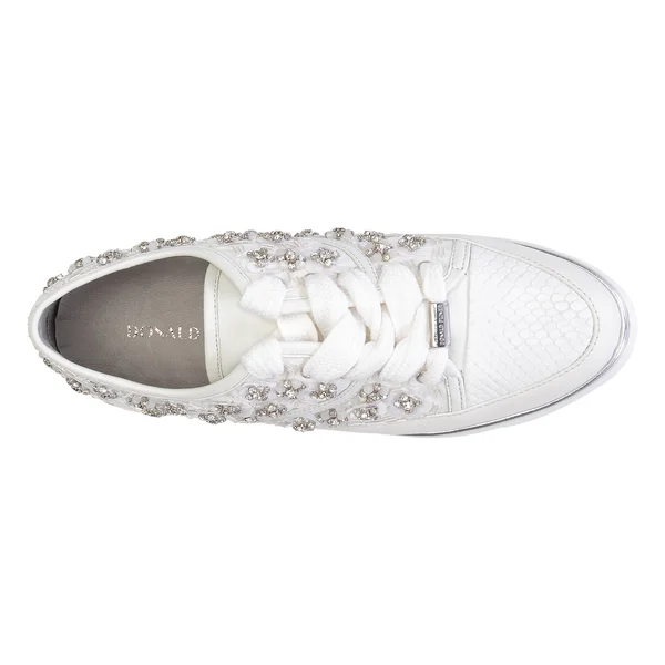 Donald Pliner Flipp Sneaker, White, 8.5