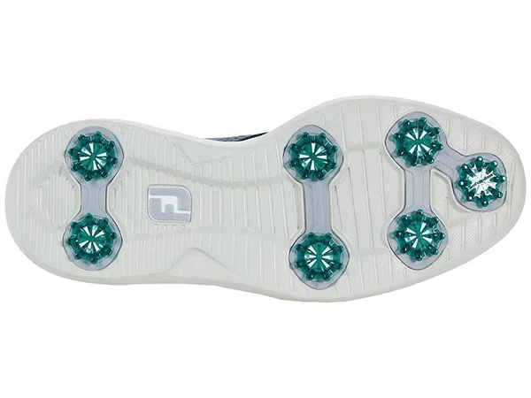 FootJoy Men's Traditions Golf Shoe - White/Navy, 8