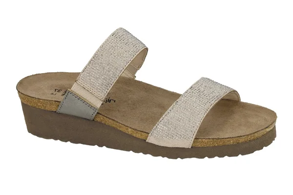 Women's Naot Bianca Slide Sandal, Size: 38, Beige