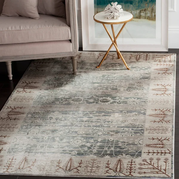 Safavieh Valencia Light & Dark Grey 4& x 6& Rug
