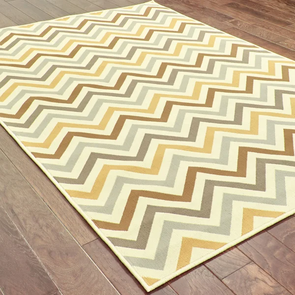 Oriental Weavers Riviera 4593A Ivory Area Rug 7&10x22 x 10&10x22