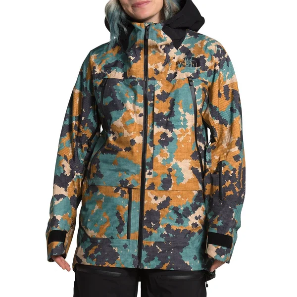 The North Face Women's A-CAD Futurelight Jacket (Size: XL): Timber Tan Digi Topo XL Print