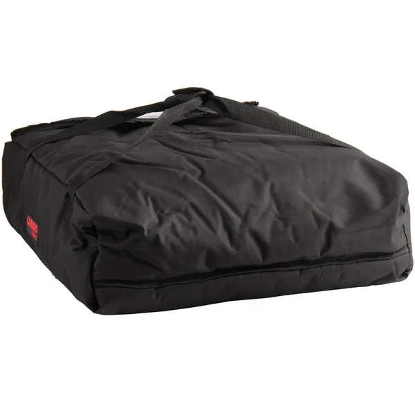 Cambro GBP220110 Customizable Insulated Black Pizza Delivery GoBag - Holds Up to (2) 20x22 or (3) 18x22 Pizza Boxes