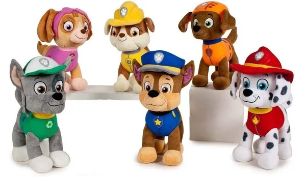 Paw Patrol Plush 208600 – Size 3 (1 Piece Assorted)
