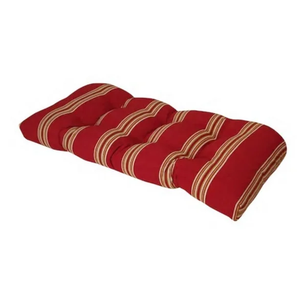 Terrasol Outdoor Settee CUSHION - Red