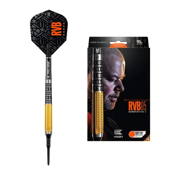 Target Raymond Van Barneveld RVB Gen 2 Soft Tip Darts - 19gm