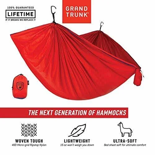 Grand Trunk TRUNKTECH Double Hammock - Red/Navy