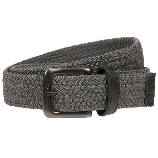 Nike Stretch Woven Belt - Men's, Medium, Dark Grey