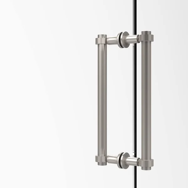 Allied Brass Contemporary 12 inch Back to Back Shower Door Pull Polished Chrome 404-12BB