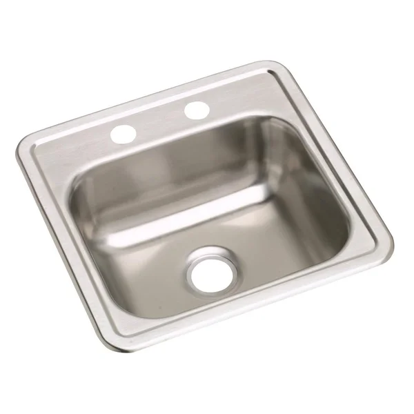 Elkay D115163 Dayton 15x22 Stainless Steel Bar Sink, Single Bowl, Satin