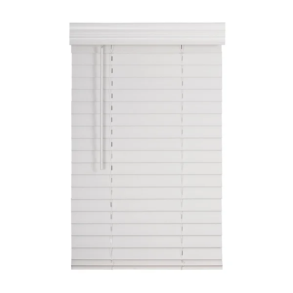 Lotus & Windoware 47 x 72 x 2 in. Cordless Faux Wood Blind - White