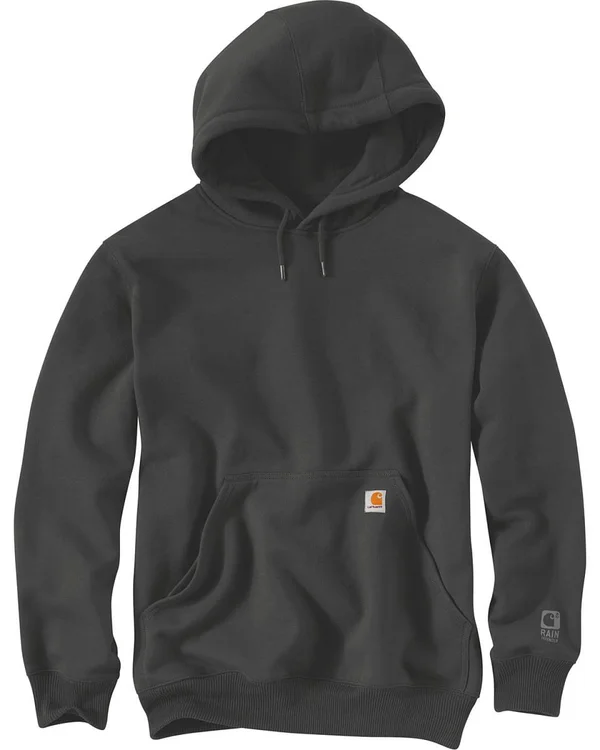 Carhartt Men's Rain Defender Paxton Heavyweight Hooded Sweatshirt, Peat, Large