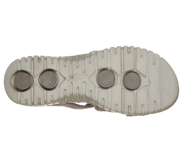 Women's Skechers GOwalk Smart Hidden Shore Strappy Sandal, Adult, Size: 7, Dark Taupe