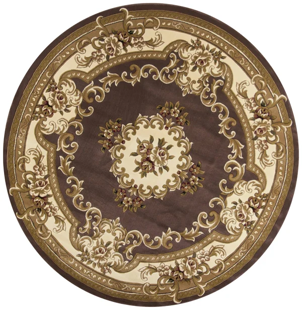 Kas Corinthian 5313 Aubusson 2&2x22 x 7&11x22 Runner Plum, Ivory Area Rug
