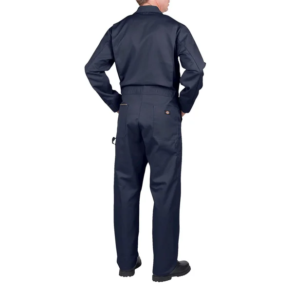 Dickies Men's Big & Tall Deluxe Blended Long Sleeve Coveralls - Dark Navy 4XL, Dark Blue