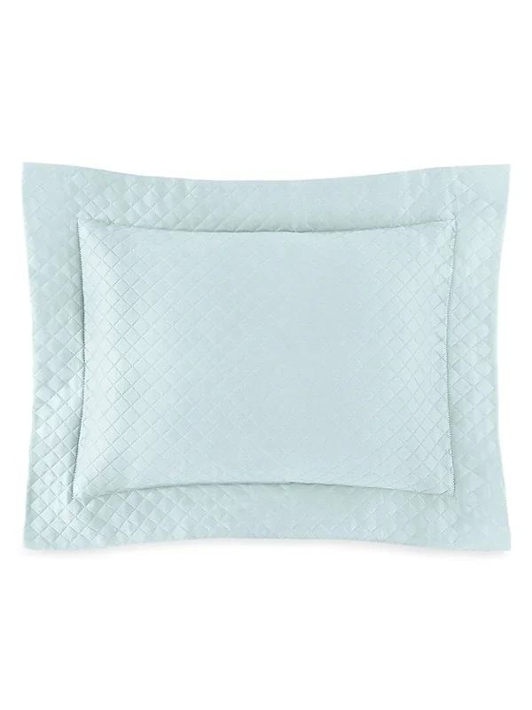 Sferra Bari Continental Sham 26x26 Aquamarine - Aquamarine