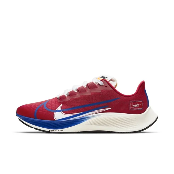 Nike Air Zoom Pegasus 37 Premium 10.5 - Gym Red/Game Royal-White-Sail (Men's)