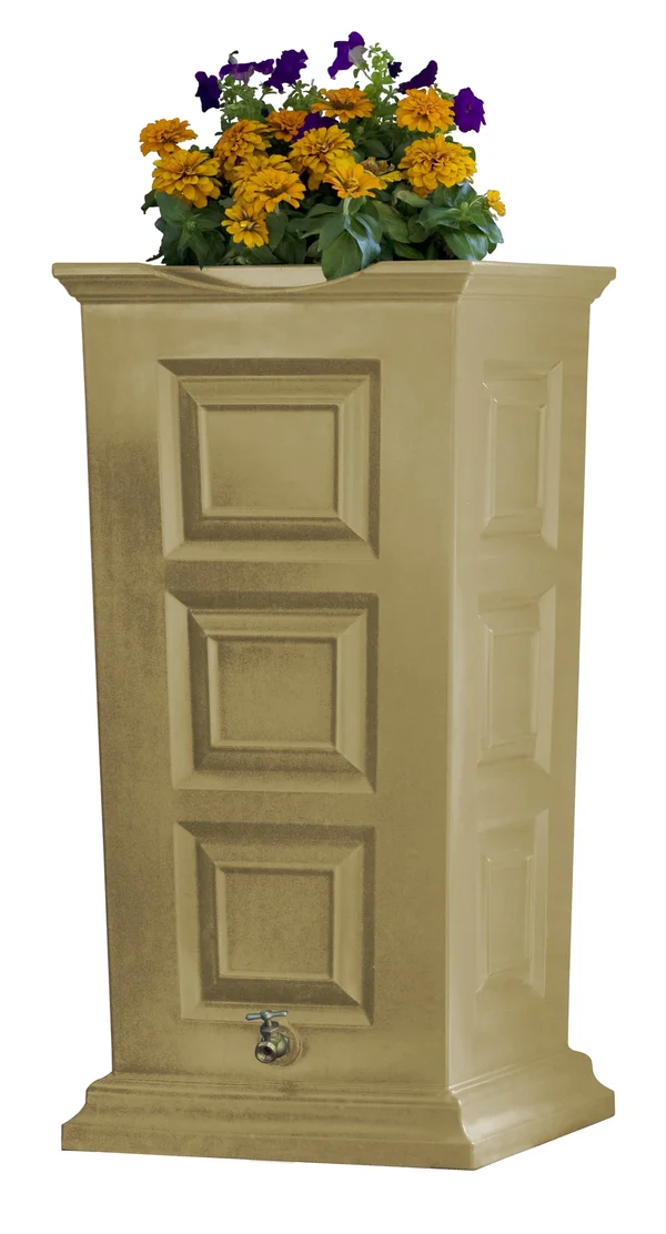 Savannah 55 Gallon Rain Saver Khaki Good Ideas