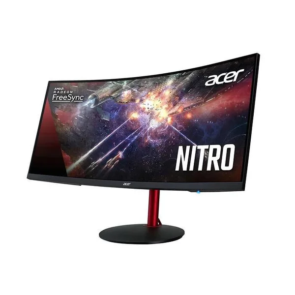 Acer Nitro XZ342CK Pbmiiphx 34 inch 1500R Curved WQHD (3440 x 1440) VA Gaming Monitor with AMD Radeon FreeSync - VESA Certified D
