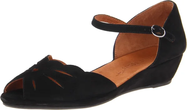 Gentle Souls Lily Moon Wedge Sandal - Women's - Black
