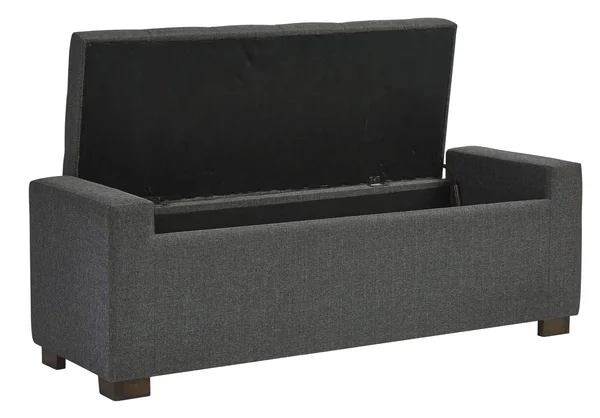 Signature Design by Ashley Cortwell Gray Storage Bench