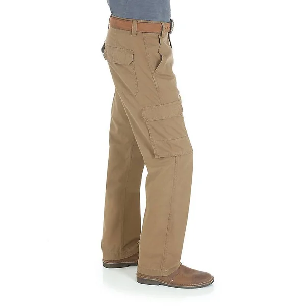 Wrangler Men's Ripstop Cargo Pants - Brown - 34/32