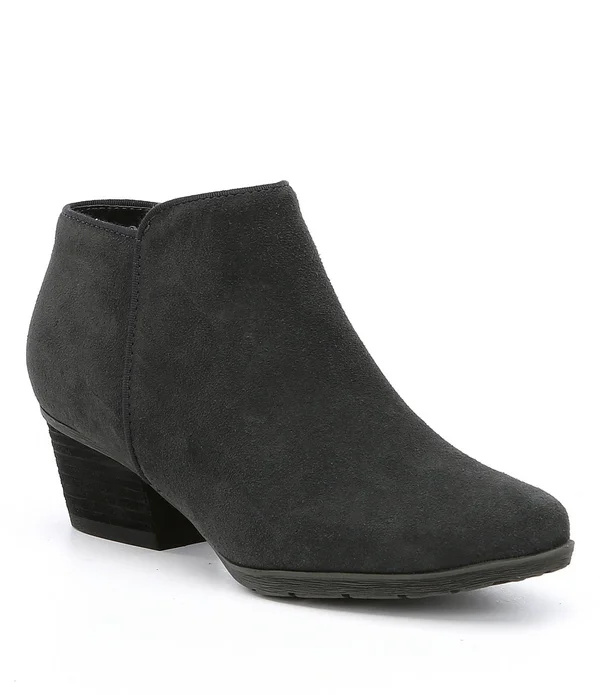 Blondo Villa Waterproof Bootie Dark Grey Suede, Women's, Size: 11