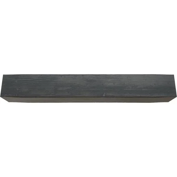 Ekena Millwork BMSD3C0120X040X144ES 12x22W x 4x22H x 12&L 3-Sided (U-beam) Sandblasted Endurathane Faux Wood Ceiling Beam, Aged