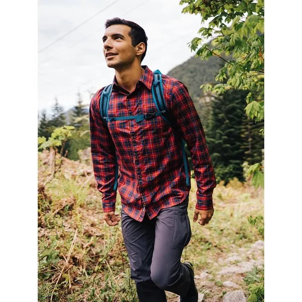 ExOfficio Men's BugsAway Covas LS Shirt - Medium - Dark Steel