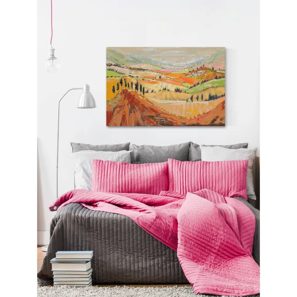 Tuscany XI Painting Print on Wrapped Canvas - Size: 30 inch x 45 inch