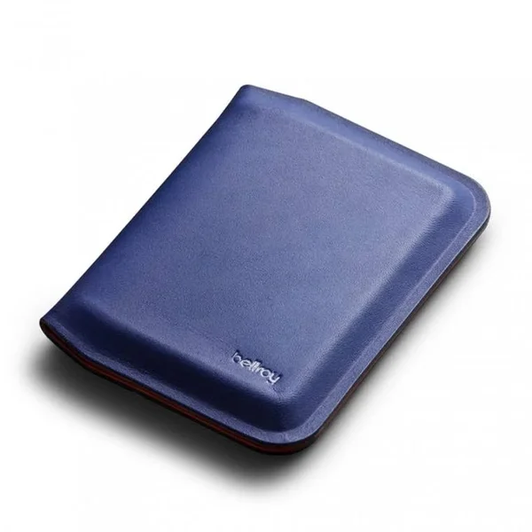 Bellroy Apex Slim Sleeve - Slim Molded Leather Wallet, Indigo