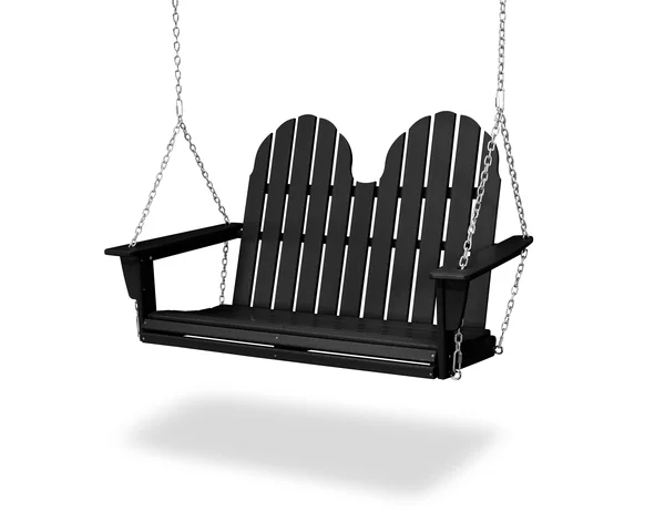 POLYWOOD Vineyard Adirondack 48x22 Swing Black