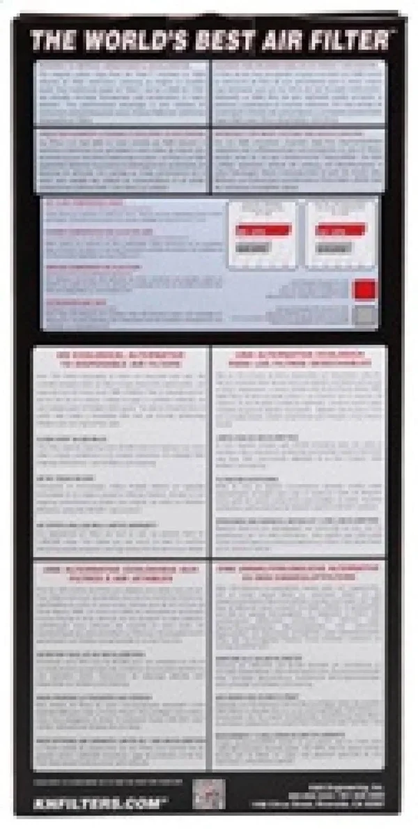 Ku0026N Air Filter 33-2339 Chevrolet HHR