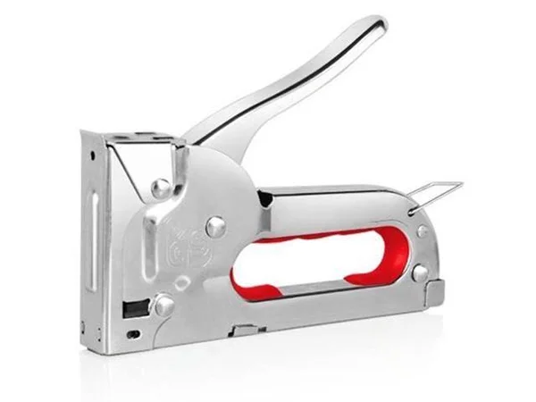 TRIXES Heavy Duty Stainless Steel Metal Staple Gun & 100 Staples Bb17