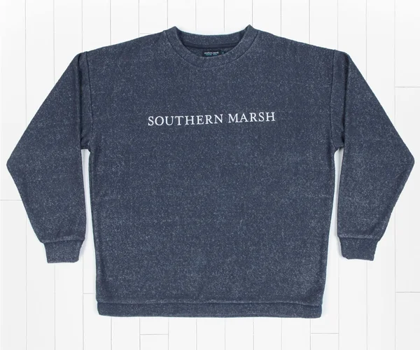 Southern Marsh Sunday Morning Sweater - French Blue, Large